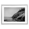 Stupell Industries Steep Ocean Cliff Side Framed Print Under Glass, design by James Rodewald
